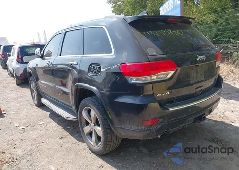 2014 Jeep Grand Cherokee Overland из США, поврежденный, VIN 1C4RJFCT9EC209899